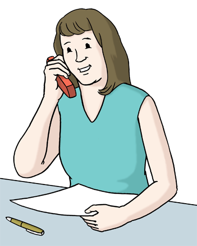 telefonieren_frau Telefonieren
