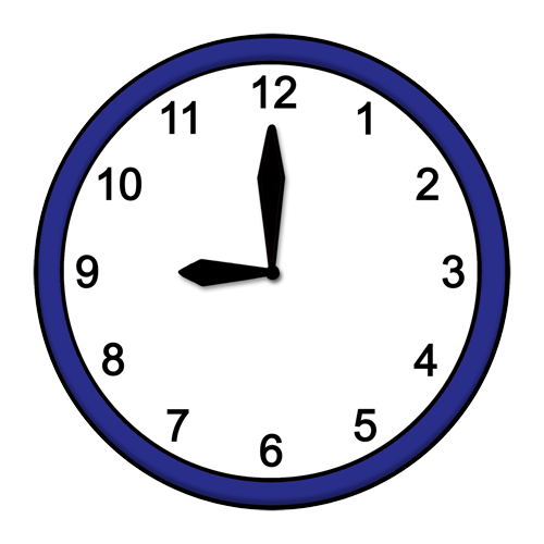 uhr 09_00 Uhrzeit: 9