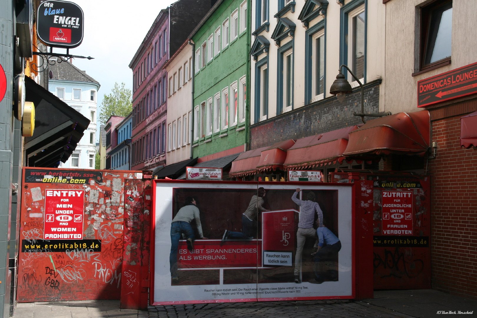 St.Pauli, Herbertstrasse Eingang Herbertstraße